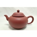 A Small Vintage purple clay Teapot by master Zhang Jing