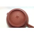 A Small Vintage purple clay Teapot by master Zhang Jing