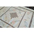 Lovely vintage hand embroidered table cloth