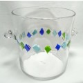 Lovely glass ice bucket