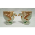 The cutest two vintage egg cups