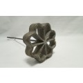 Vintage flower shaped snackle iron