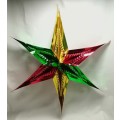 Giant tinsel fold up star