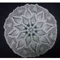 Beautiful vintage crocheted round doily