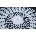 Lovely crocheted vintage round doily