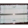 Vintage tray cloth 49x34cms