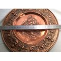 Beautiful vintage copper relief wall plate