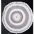 Beautiful Crocheted doily - about 19cms across