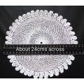 Beautiful Crocheted doily - about 24cms across