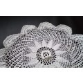 Two lovely Crocheted doilies - about 20cms across