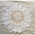 Gorgeous crocheted doily/small tablecloth - about 48cms across