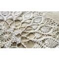 Gorgeous crocheted doily/small tablecloth - about 48cms across
