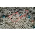 Magnificent beaded hand crocheted doily/jug cover - about 23cms across