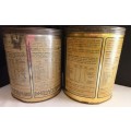 Two gorgeous vintage Lactogen tins