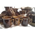 Stunning Vintage Norwegian coffee set of industrial ceramist Inger Waage