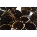 Stunning Vintage Norwegian coffee set of industrial ceramist Inger Waage