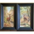 Two Stunning large vintage paintings