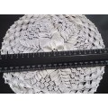 Lovely vintage hand crocheted white doily