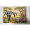 Kruger park - Excellent condition vintage tray cloth