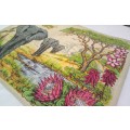 Kruger park - Excellent condition vintage tray cloth