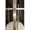 VINTAGE BRASS & MARBLE TABLE 2 TIER  NR.2