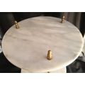 VINTAGE BRASS & MARBLE TABLE 2 TIER  NR.2