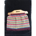 Stunning vintage crocheted handbag