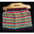 Stunning vintage crocheted handbag