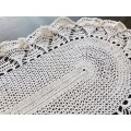 Exquisite craftsmanship - white vintage crocheted doily