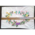 Breathtakingly beautiful!! Heavily embroidered tray cloth.