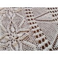 Stunning Vintage crocheted tablecloth - About 140cms across