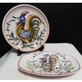 Two lovely little plates from Portugal