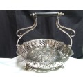 Beautiful Thomas Wilkinson and Sons Pelican Ware Silver Plated Footed basket (c.1830-1840)