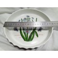 Beautiful Portmeirion Botanic Garden - Hyacinthus Orientalis - 20cms Tart/Quiche Dish