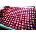 Stunning vintage hand crocheted blanket (About 120x260cms)