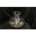 Swirl glass vase