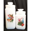 Lovely Vintage Milk glass Canister set