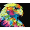 DIY Paint By Numbers Kit - Colourful Eagle
