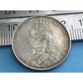 1889 Queen Victoria Shilling