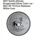 PREMIUM UNCIRCULATED 2017 SILVER KRUGER RAND - LIMITED EDITION