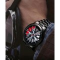 Fashionable Round Dial Quarts Watch