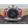 Krug-Baumen Men`s Air Master 42mm Diamond Red Edition Watch