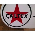 Steel Caltex Restroom Sign