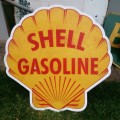 Awesome custom made Shell metal sheet sign!!!