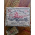 RARE!!! Sealed Box Of Vintage Lion Matches!!!