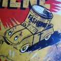 Awesome Graphics!!! Vintage 1 Gallon Fashene Tin!!!