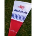 Large Mobiloil Industrial Bunting Flag!!!