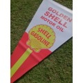 Large SHELL Industrial Bunting Flag!!!