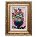 Father Frans Claerhout (Large A3) - Flowers - Signed on back in pen, comes with COA.