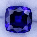7.90ct 100% Natural Quality and Colour Cushion Cut Tanzanite Blue Nice Shape Certified